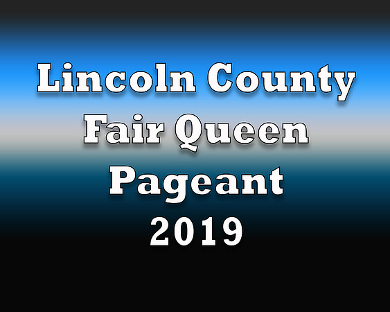Fair Queen Pageant cover sheet 2019